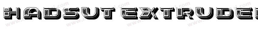 Hadsut Extruded Regular字体转换